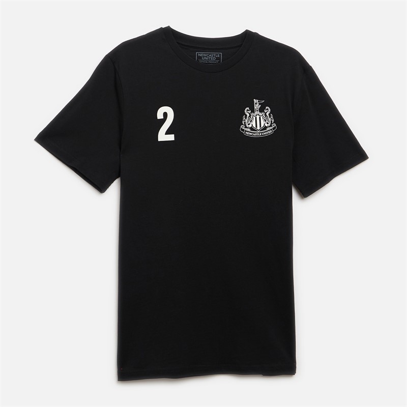 Castore Mens NUFC Newcastle United Kieran Trippier T-Shirt Black