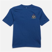 Castore Junior NUFC Newcastle United Core Cotton T-Shirt Navy Peony