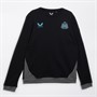 Castore Mens NUFC Newcastle United Crew Sweatshirt Caviar/Lava Smoke