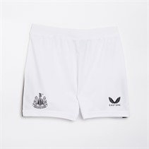 Castore Junior NUFC Newcastle United Away 23/24 Shorts Brilliant White/Caviar