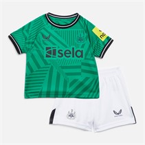 Castore Infant NUFC Newcastle United Away 23/24 Baby Mini Kit Golf Green/Caviar/Brilliant White