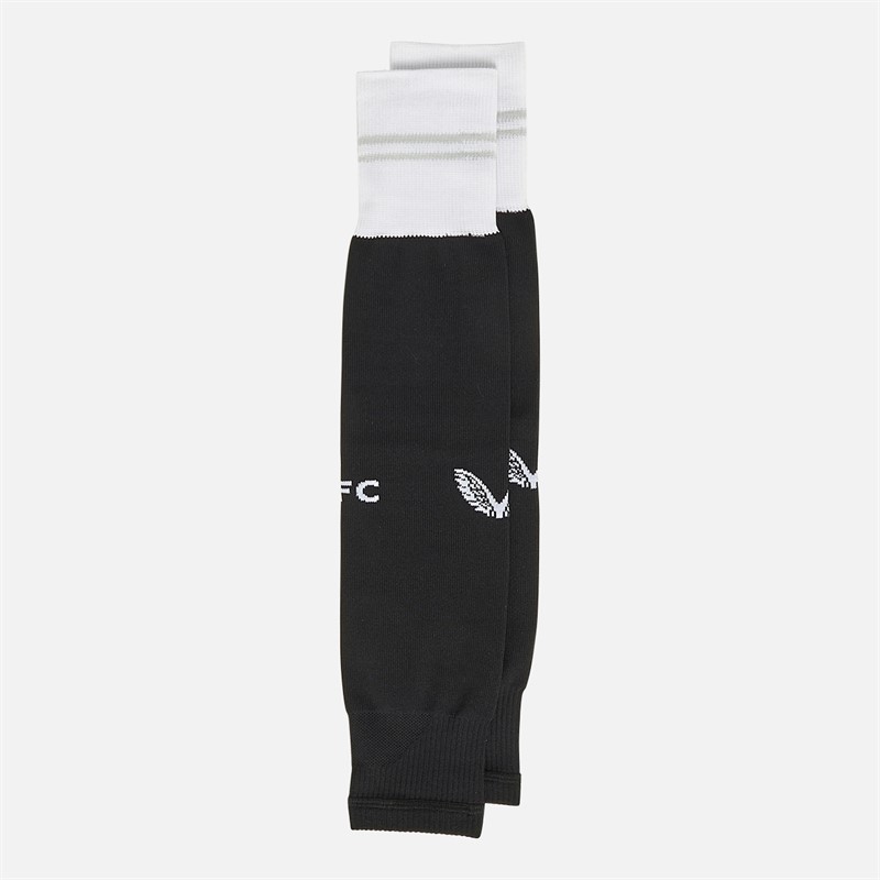 Castore NUFC Newcastle United Home 23/24 Footless Socks Caviar/Brilliant White