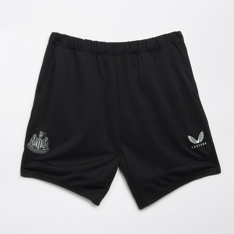 Castore Mens NUFC Newcastle United Blackout Training Shorts Caviar