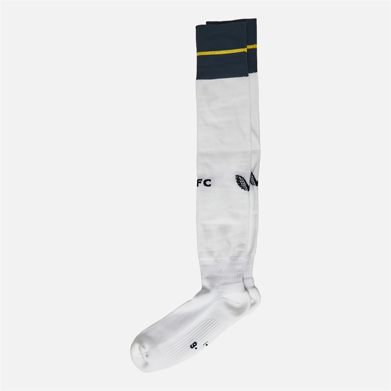 Castore NUFC Newcastle United Third Socks Brilliant White/Carbon/Blazing Yellow