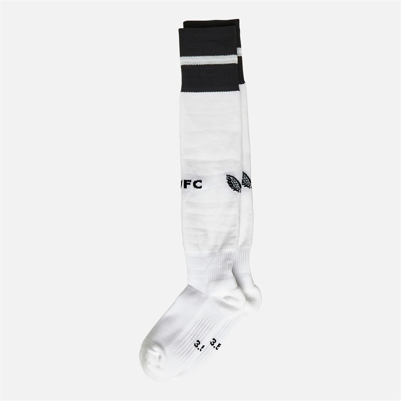 Castore Junior NUFC Newcastle United Home 23/24 Alternate Socks Caviar/Brilliant White