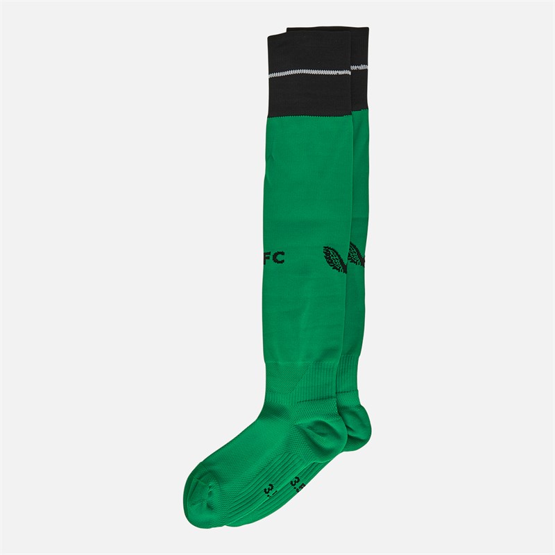 Castore Junior NUFC Newcastle United Away 23/24 Socks Golf Green/Caviar