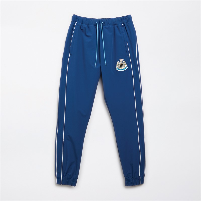 Castore Mens NUFC Newcastle United Contemporary Retro Track Pants Navy Peony