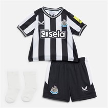 Castore Infant NUFC Newcastle United Home 23/24 Baby Mini Kit Caviar/Brilliant White