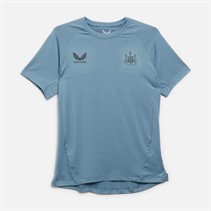 Castore Womens NUFC Newcastle United T-Shirt Windward Blue