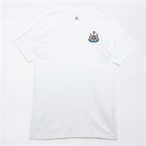 Castore Mens NUFC Newcastle United Core Cotton T-Shirt Brilliant White