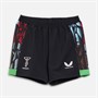 Castore Junior Harlequins FC 23/24 Third Rugby Shorts Caviar/Classic Green