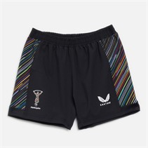 Castore Junior Harlequins FC 23/24 Pride Rugby Shorts Caviar