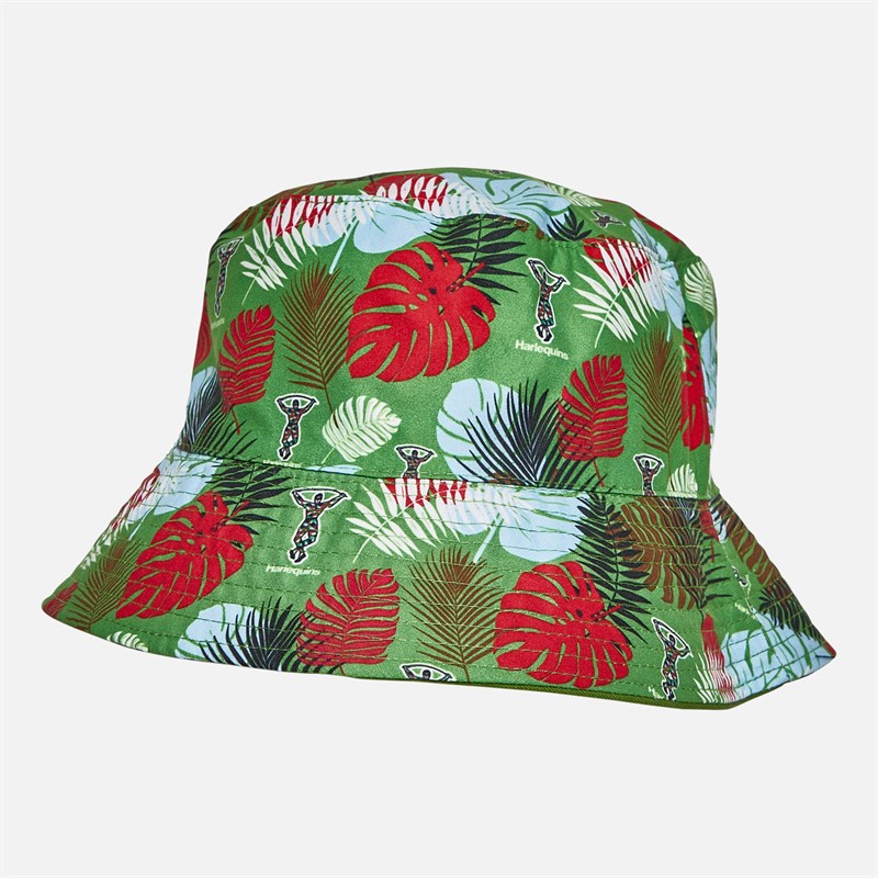 Castore Harlequins FC Big Summer Kick Off Bucket Hat Green