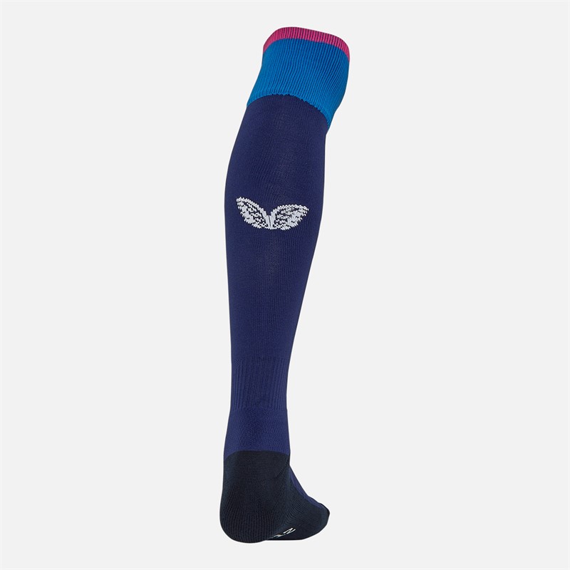 Castore Leinster Rugby 23/24 European Socks Ocean Cavern/Strong Blue