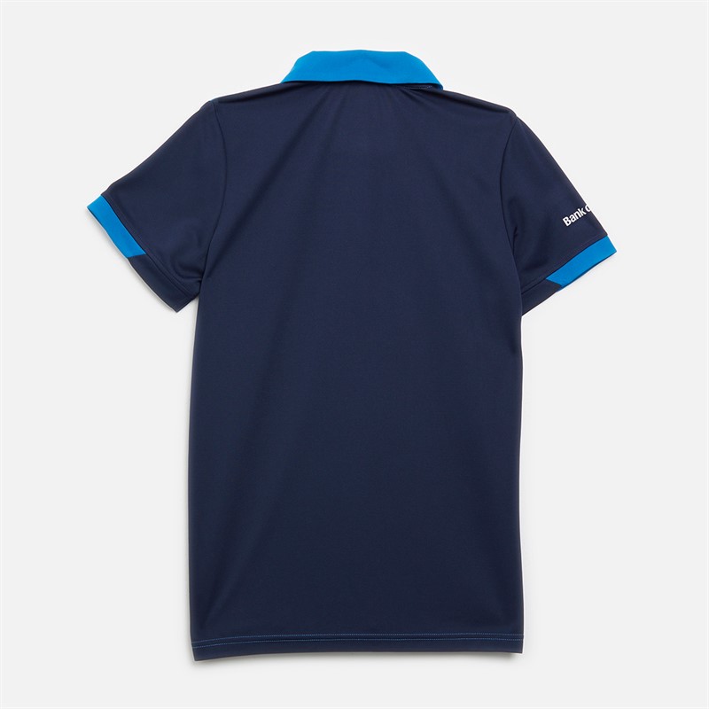 Castore Womens Leinster Rugby Travel Polo Imperial Blue/ Peacoat