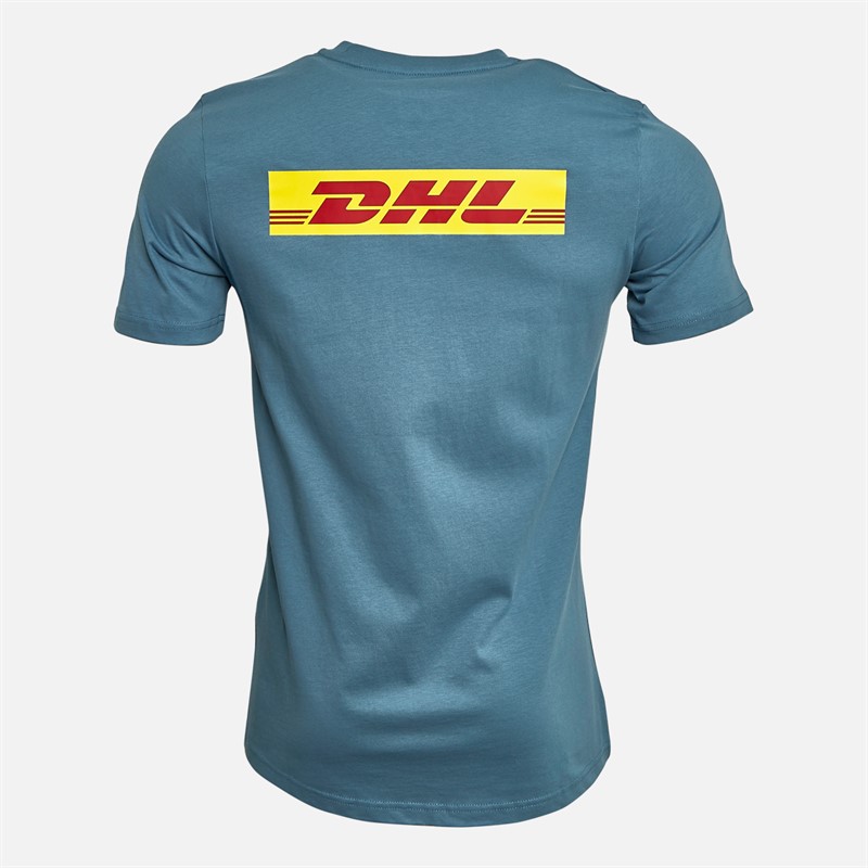 Castore Mens Harlequins FC Cotton Logo T-Shirt Bluestone