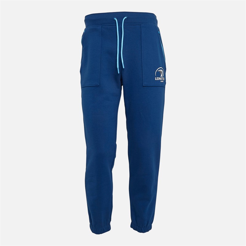 Castore Mens Leinster Rugby Fleece Joggers Navy Peony