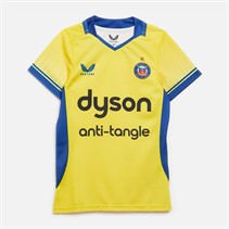 Castore Womens Bath Rugby 23/24 Away Jersey Cyber Yellow/Surf The Web