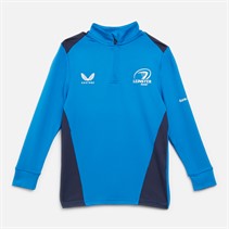 Castore Junior Leinster Rugby 1/4 Zip Top Imperial Blue/Peacoat
