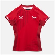 Castore Womens Scarlets 23/24 Pro Home Jersey Scarlet/Scarlet Sage