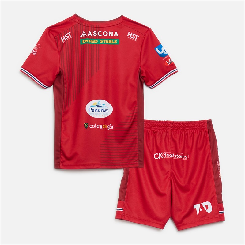 Castore Kids Scarlets 23/24 Home Mini Kit Scarlet/Scarlet Sage