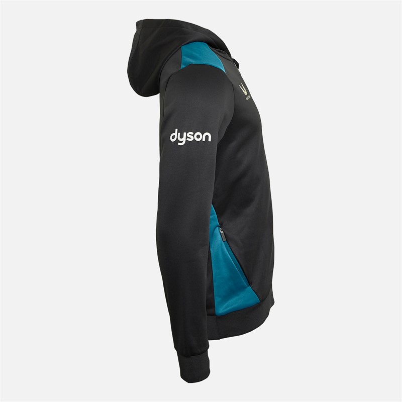 Castore Mens Bath Rugby Full Zip Hoodie Caviar/Ink Blue