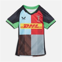 Castore Womens Harlequins FC 23/24 Home Jersey Caviar/Classic Green