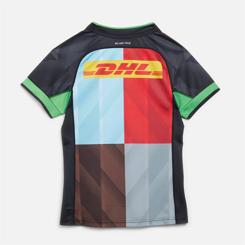 Castore Womens Harlequins FC 23/24 Home Jersey Caviar/Classic Green