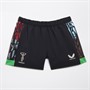 Castore Mens Harlequins FC 23/24 Pro Third Rugby Shorts Caviar/Classic Green