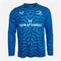 Castore Mens Leinster Rugby Long Sleeve Training Jersey Imperial Blue/Peacoat
