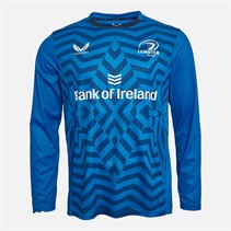 Castore Mens Leinster Rugby Long Sleeve Training Jersey Imperial Blue/Peacoat