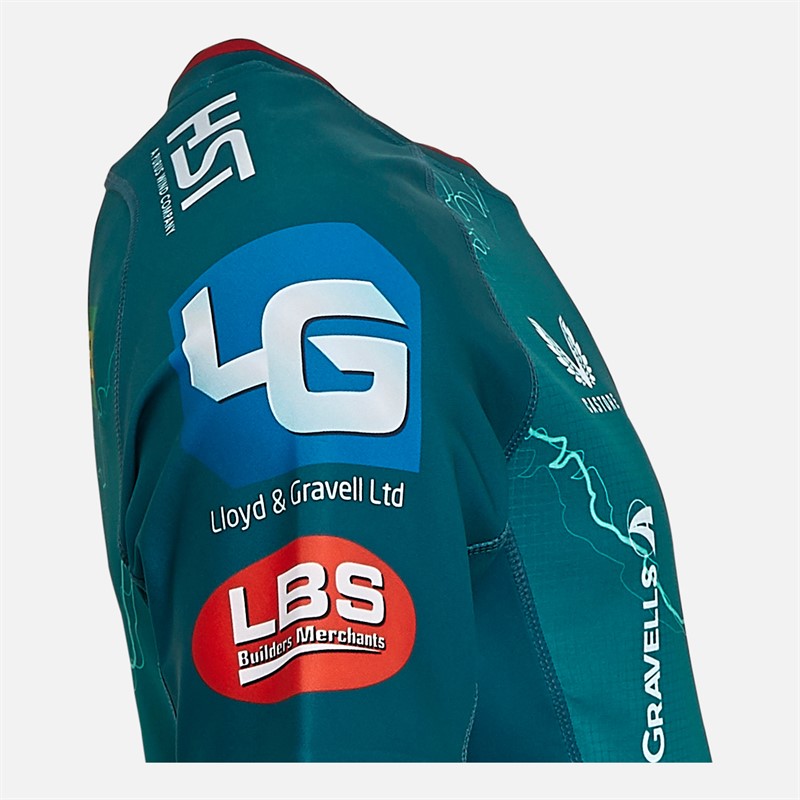 Castore Mens Scarlets 23/24 Pro Away Jersey Blue Coral/Pagoda Blue