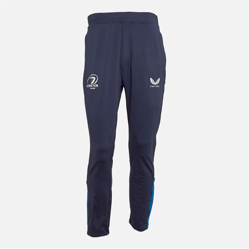 Castore Mens Leinster Rugby Slim Fit Training Track Pants Peacoat/Imperial Blue