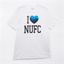 Castore Mens NUFC Newcastle United Heart T-Shirt White