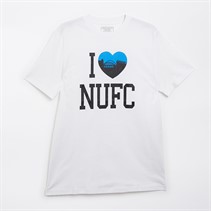 Castore Mens NUFC Newcastle United Heart T-Shirt White