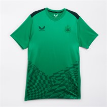 Castore NUFC Newcastle United Away Matchday T-Shirt Caviar/Green