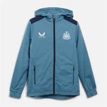 Castore Womens NUFC Newcastle United Players Lightweight Training Jacket Bluestone/Peacoat