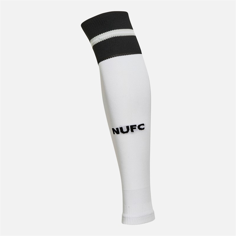 Castore NUFC Newcastle United Home Alternate Footless Socks Caviar/Brilliant White