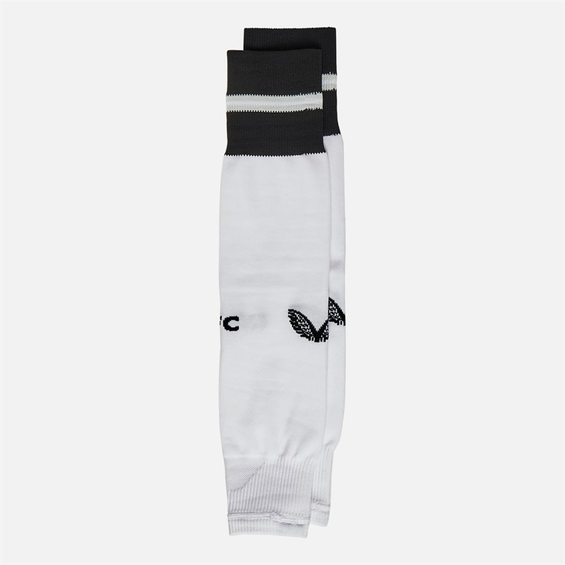 Castore NUFC Newcastle United Home Alternate Footless Socks Caviar/Brilliant White