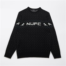 Castore Mens NUFC Newcastle United Christmas Jumper Black
