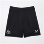 Castore Mens NUFC Newcastle United Home Shorts Caviar/Brilliant White