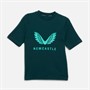 Castore Junior NUFC Newcastle United Players Travel Logo T-Shirt Ponderosa Pine