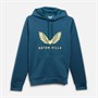 Castore Womens AVFC Aston Villa Players Travel Logo Hoodie Deep Dive