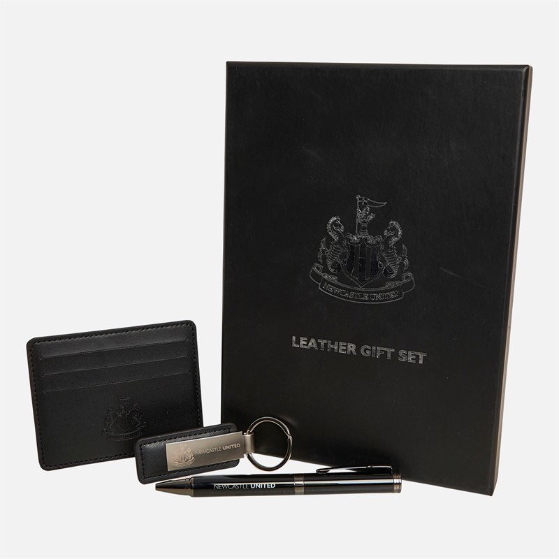 Castore NUFC Newcastle United Leather Gift Set Black
