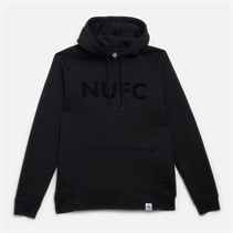 Castore Mens NUFC Newcastle United Fleece OH Hoodie Caviar