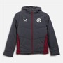 Castore Junior AVFC Aston Villa Coaches Bench Jacket Ebony/Rhododendron