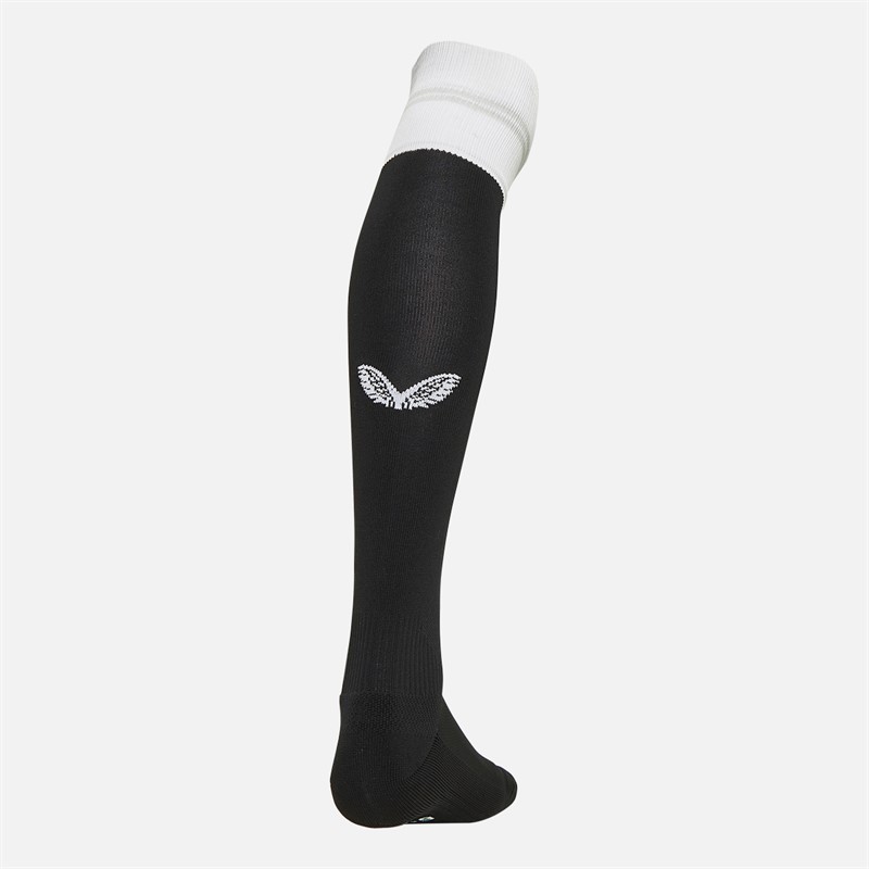 Castore NUFC Newcastle United Home Socks Caviar/Brilliant White