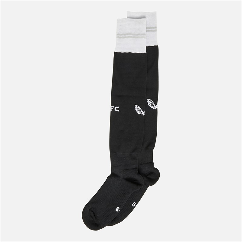 Castore NUFC Newcastle United Home Socks Caviar/Brilliant White