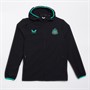 Castore Mens NUFC Newcastle United Coaches Hooded Travel Jacket Ponderosa Pine/Caviar