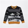 Castore Junior NUFC Newcastle United Christmas Jumper Black